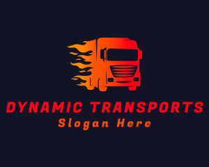 Fast Fire Truck logo design