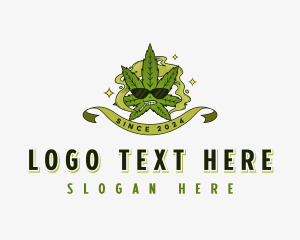 Marijuana Leaf Smoke logo