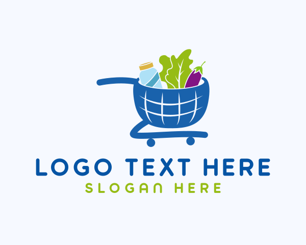 Pushcart logo example 4