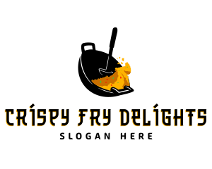 Fried Rice Wok logo design