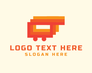 Pixel Shopping Cart Logo