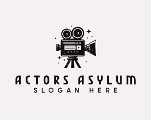 Cinematographer Film Camera logo design