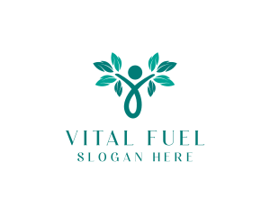 Wellness Tree Vegan logo design