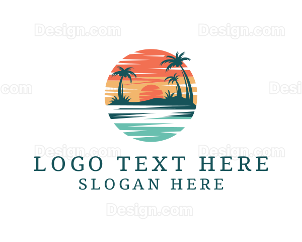 Tropical Island Getaway Logo