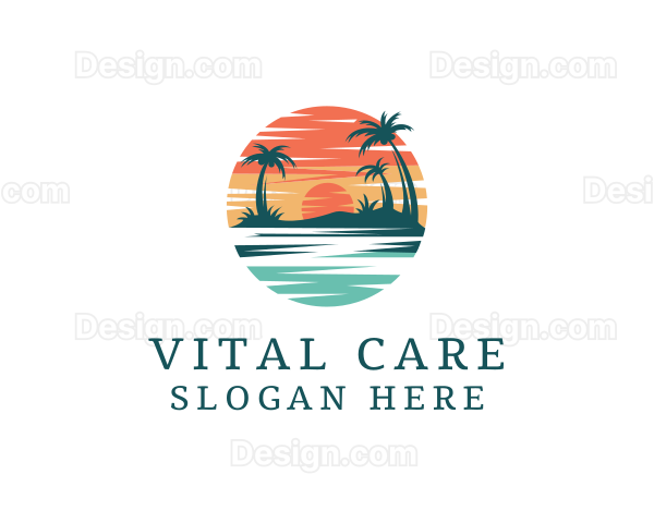 Tropical Island Getaway Logo