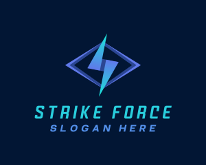 Lightning Thunder Strike logo design