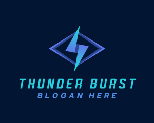 Lightning Thunder Strike logo design