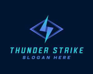 Lightning Thunder Strike logo design