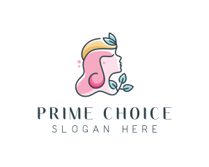 Lady Princess Girl logo design