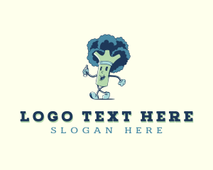 Vegetable Food Broccoli  Logo