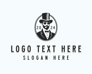 Gentleman Hipster Stylist logo