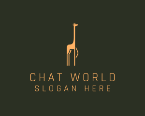 Giraffe Safari Sanctuary logo design