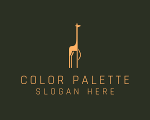 Giraffe Safari Sanctuary logo design