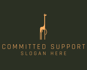 Giraffe Safari Sanctuary logo design