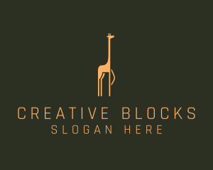 Giraffe Safari Sanctuary logo design