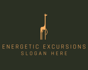 Giraffe Safari Sanctuary logo design