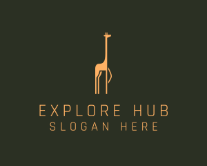 Giraffe Safari Sanctuary logo design