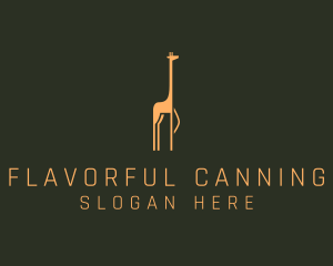 Giraffe Safari Sanctuary logo design