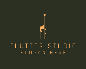 Giraffe Safari Sanctuary logo design