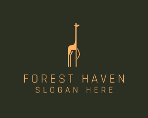 Giraffe Safari Sanctuary logo design