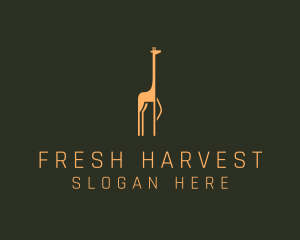 Giraffe Safari Sanctuary logo design