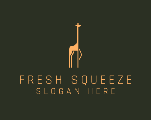 Giraffe Safari Sanctuary logo design