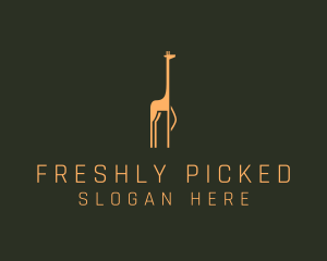 Giraffe Safari Sanctuary logo design