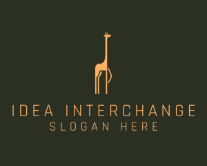 Giraffe Safari Sanctuary logo design