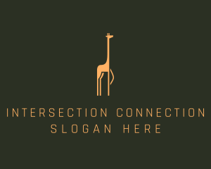 Giraffe Safari Sanctuary logo design