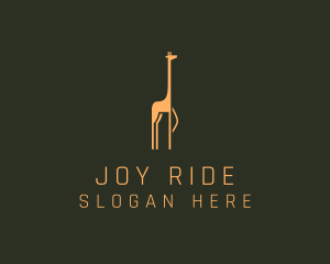 Giraffe Safari Sanctuary logo design