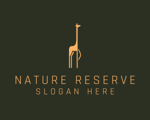 Giraffe Safari Sanctuary logo design