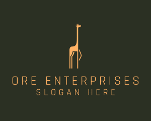 Giraffe Safari Sanctuary logo design