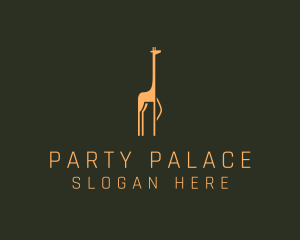 Giraffe Safari Sanctuary logo design