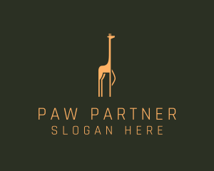 Giraffe Safari Sanctuary logo design