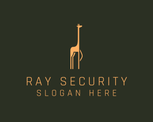 Giraffe Safari Sanctuary logo design