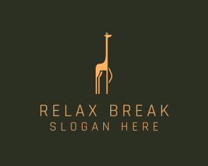 Giraffe Safari Sanctuary logo design