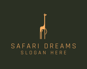 Giraffe Safari Sanctuary logo design