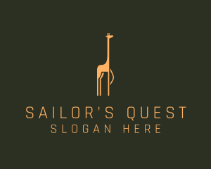 Giraffe Safari Sanctuary logo design