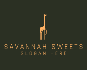 Giraffe Safari Sanctuary logo design