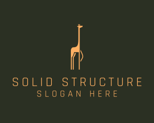 Giraffe Safari Sanctuary logo design