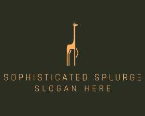 Giraffe Safari Sanctuary logo design