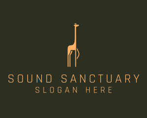 Giraffe Safari Sanctuary logo design