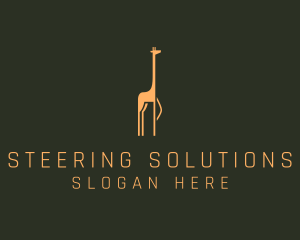 Giraffe Safari Sanctuary logo design