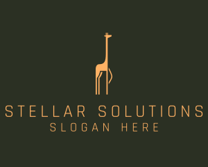 Giraffe Safari Sanctuary logo design