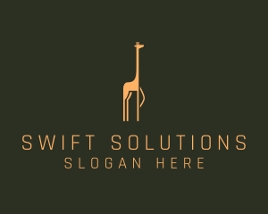 Giraffe Safari Sanctuary logo design