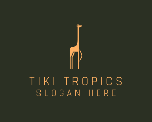 Giraffe Safari Sanctuary logo design