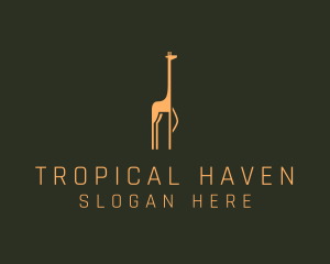 Giraffe Safari Sanctuary logo design