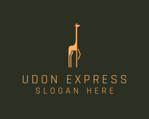 Giraffe Safari Sanctuary logo design