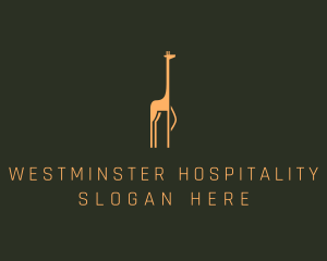 Giraffe Safari Sanctuary logo design