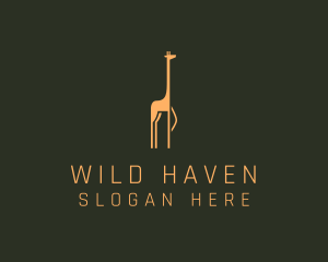 Giraffe Safari Sanctuary logo design